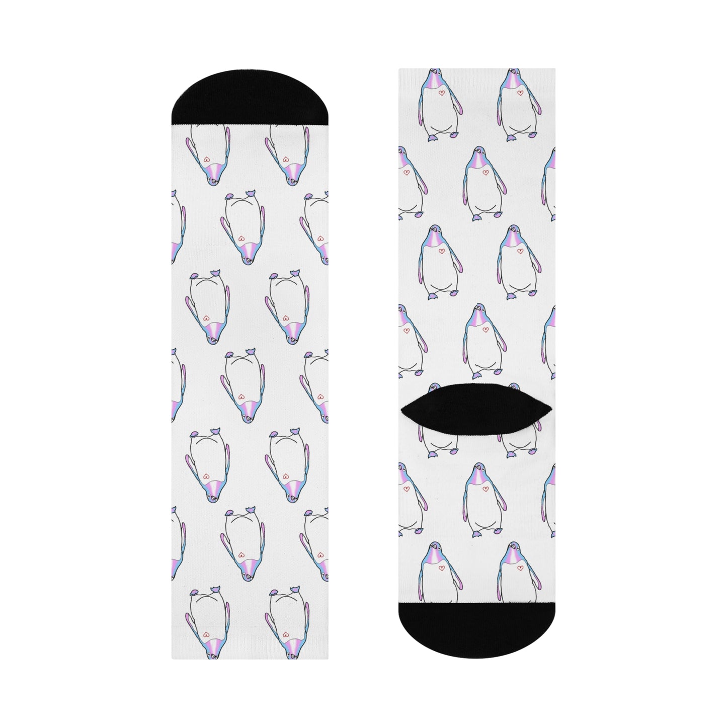 Penguin | Trans Pride | Cushioned Crew Socks