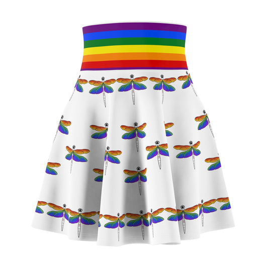 Rainbow Pride | Dragonflies | Skater Skirt