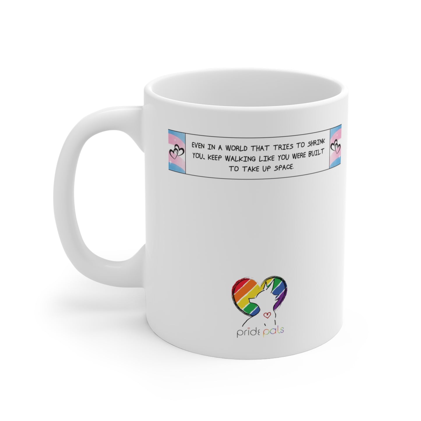 Stegosaurus Pride Vibes | 11 oz Coffee Mug | Trans Pride