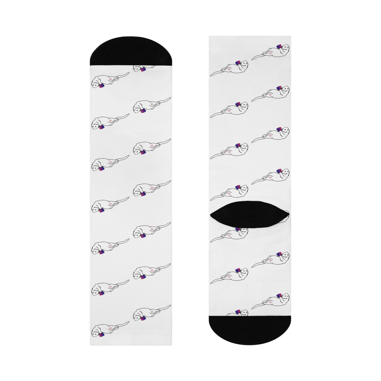 Otter | Bi Pride | Cushioned Crew Socks