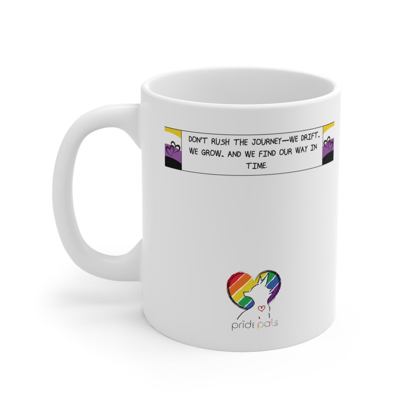 Whaleshark Pride Vibes | 11 oz. Coffee Mug | Non Binary Pride