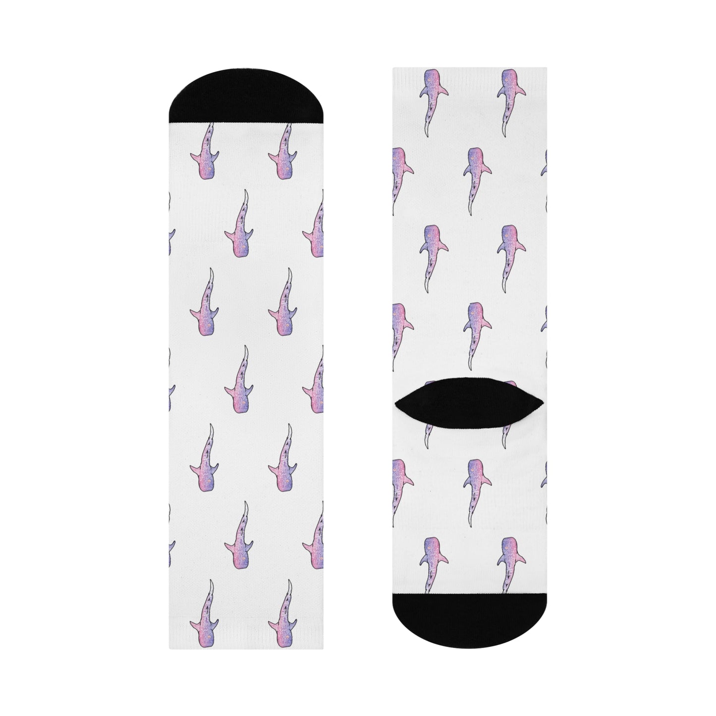 Whaleshark | Bi Pride | Cushioned Crew Socks