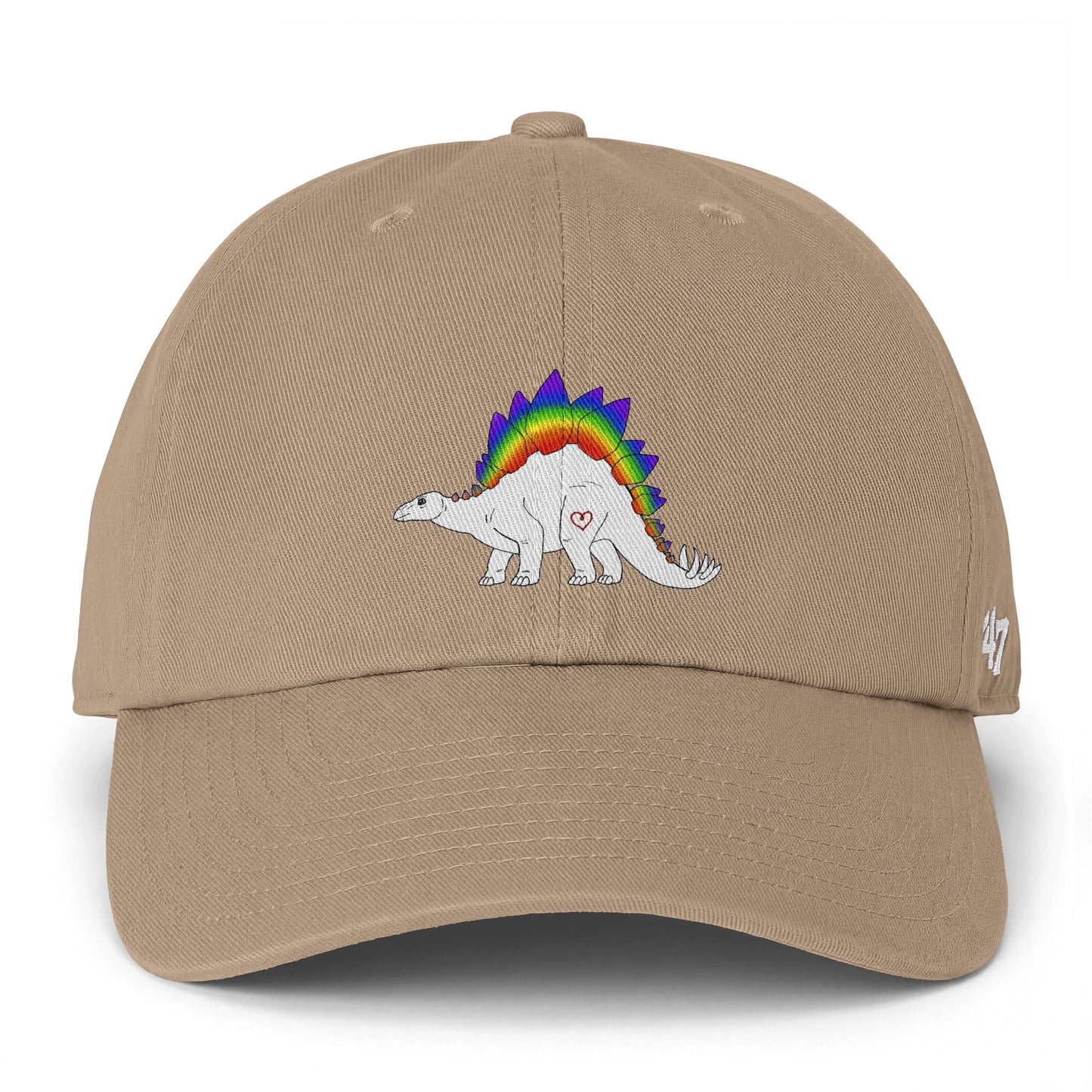 Stegosaurus | Rainbow Pride | Soft Ball Cap