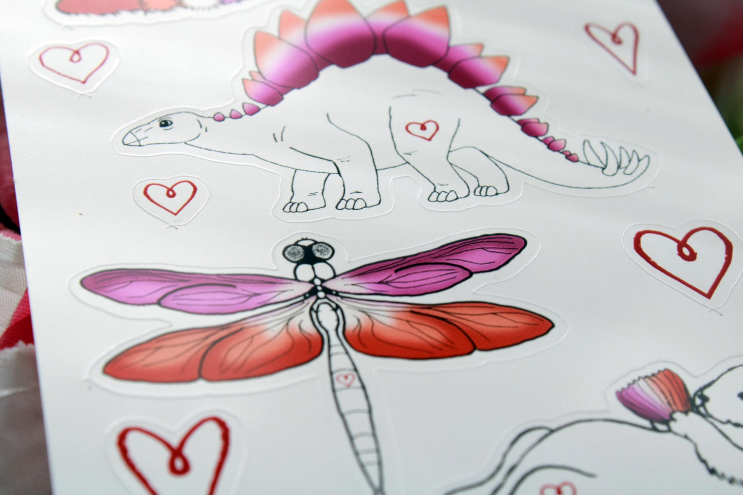 Lesbian Pride | 4"x7" Sticker Sheet