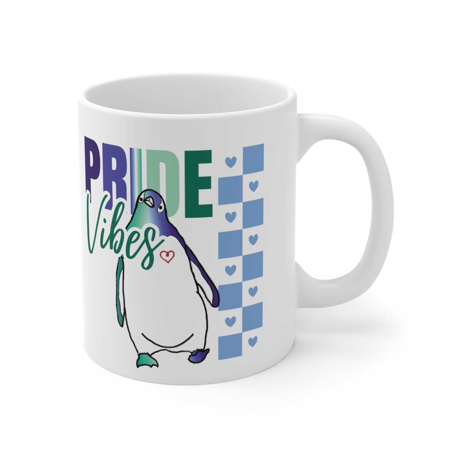Penguin Pride Vibes | 11 oz. Coffee Mug | Gay Pride