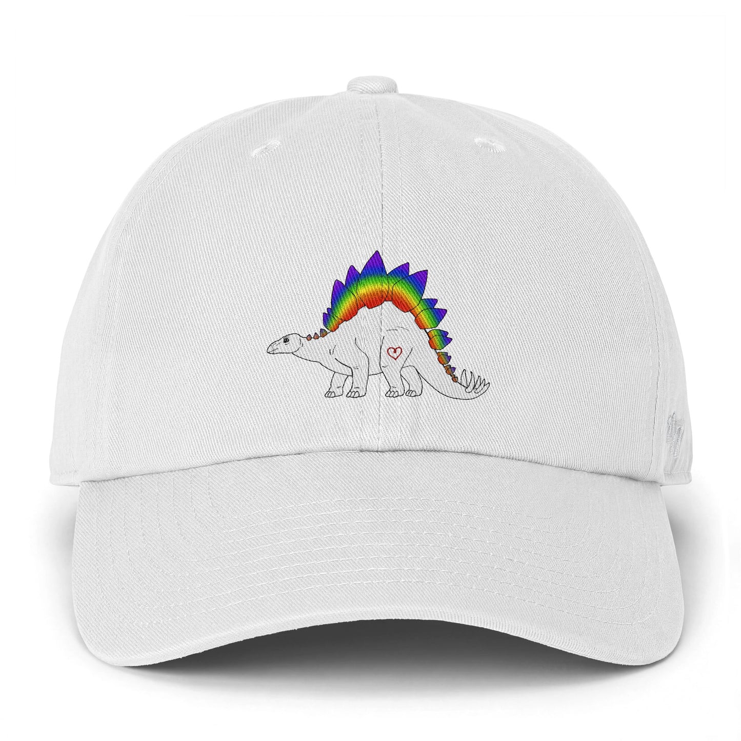 Stegosaurus | Rainbow Pride | Soft Ball Cap