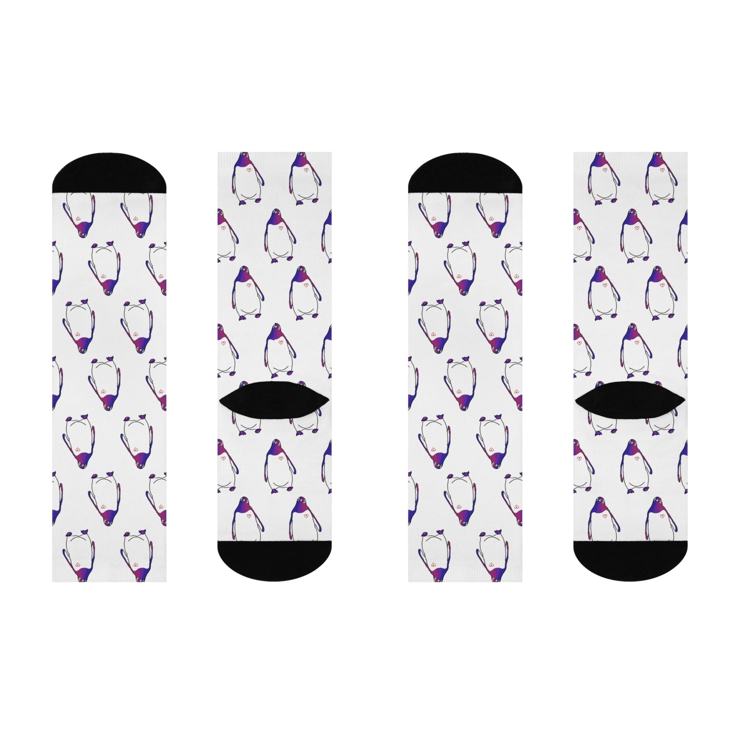 Penguin | Bi Pride | Cushioned Crew Socks