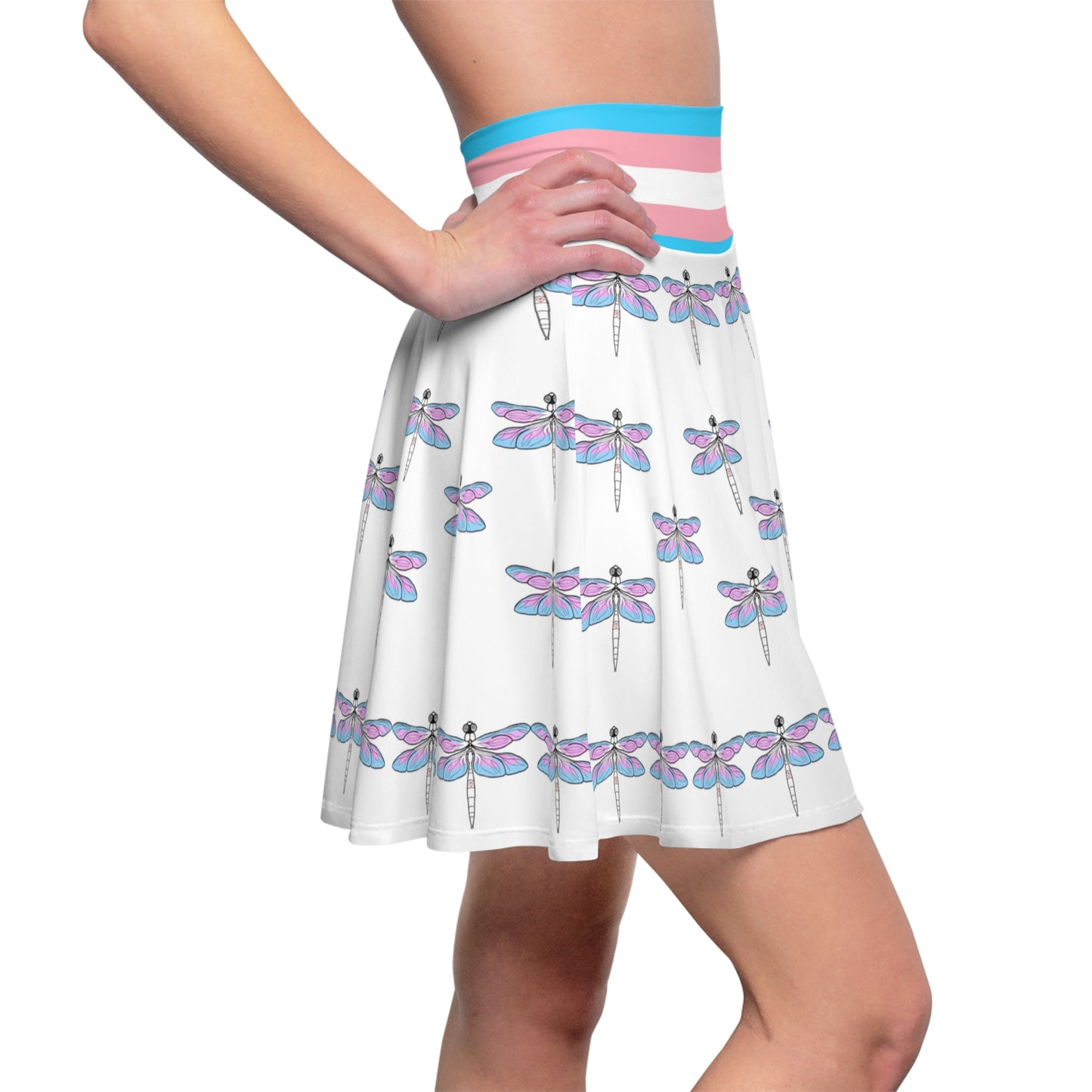 Trans Pride | Dragonflies | Skater Skirt