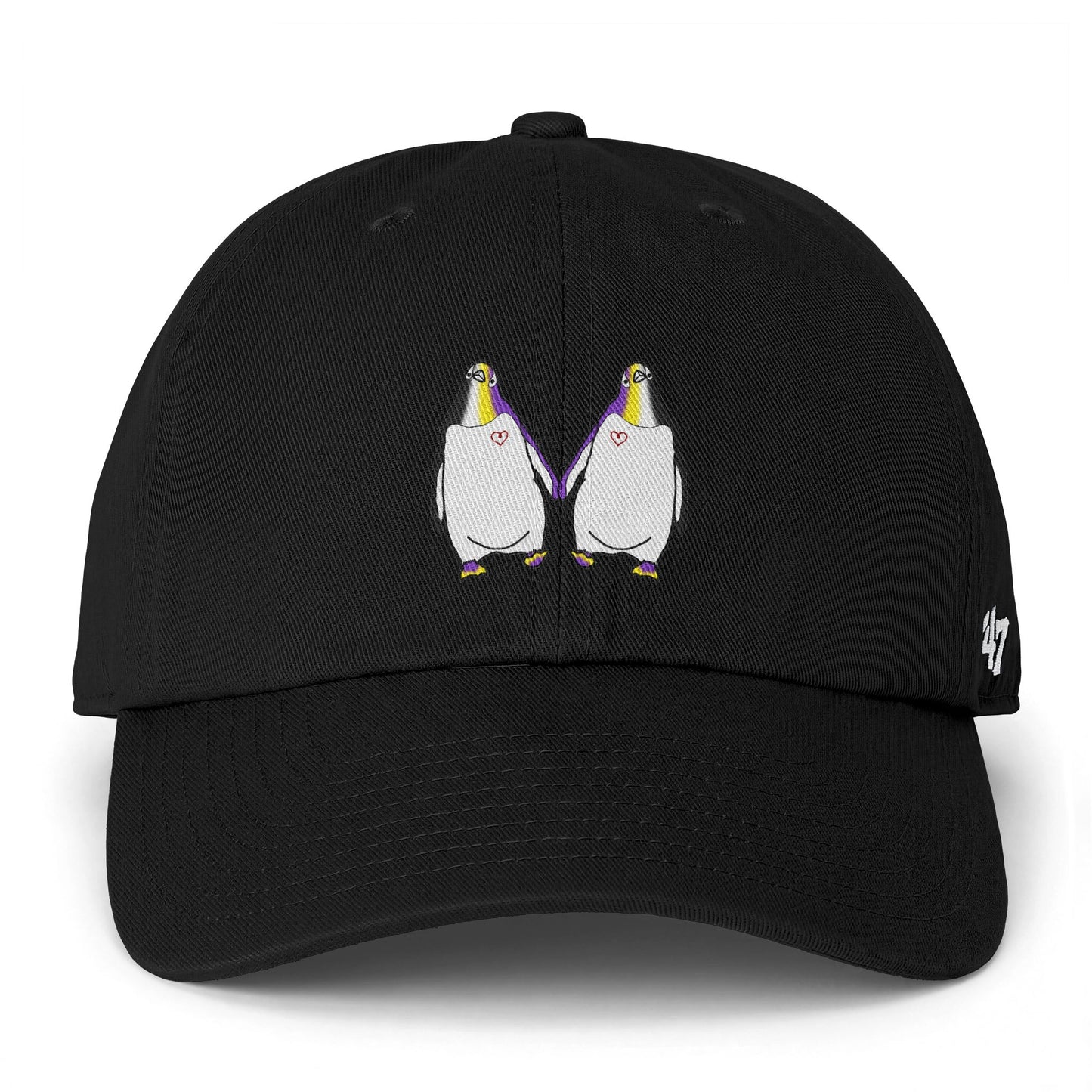 Penguins | Non Binary Pride | Soft Ball Cap