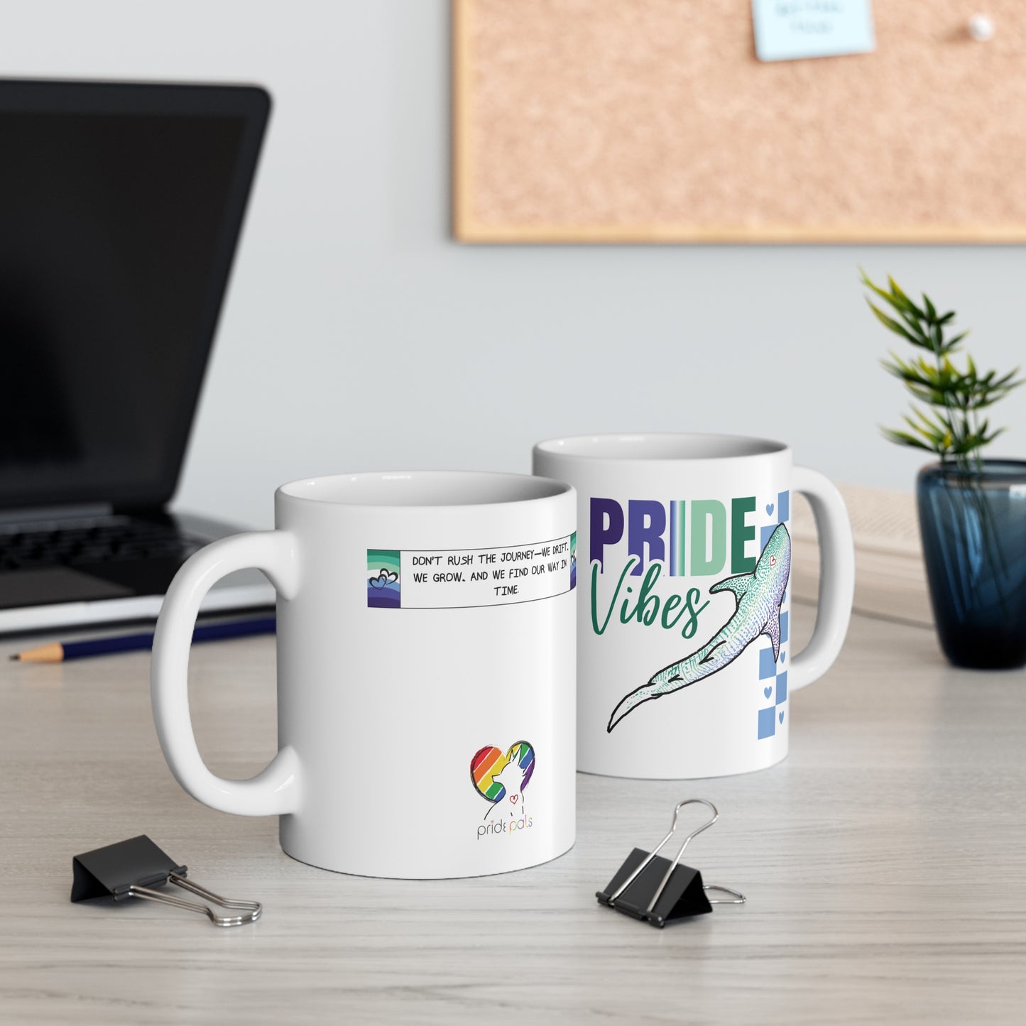 Whaleshark Pride Vibes | 11 oz. Coffee Mug | Gay Pride