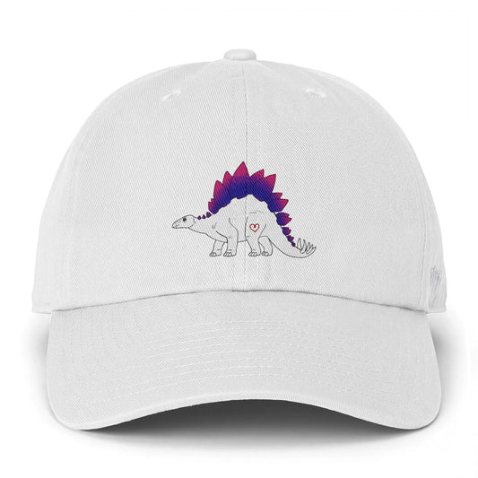 Stegosaurus | Bi Pride | Soft Ball Cap