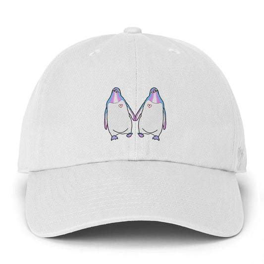 Penguins | Trans Pride | Soft Ball Cap