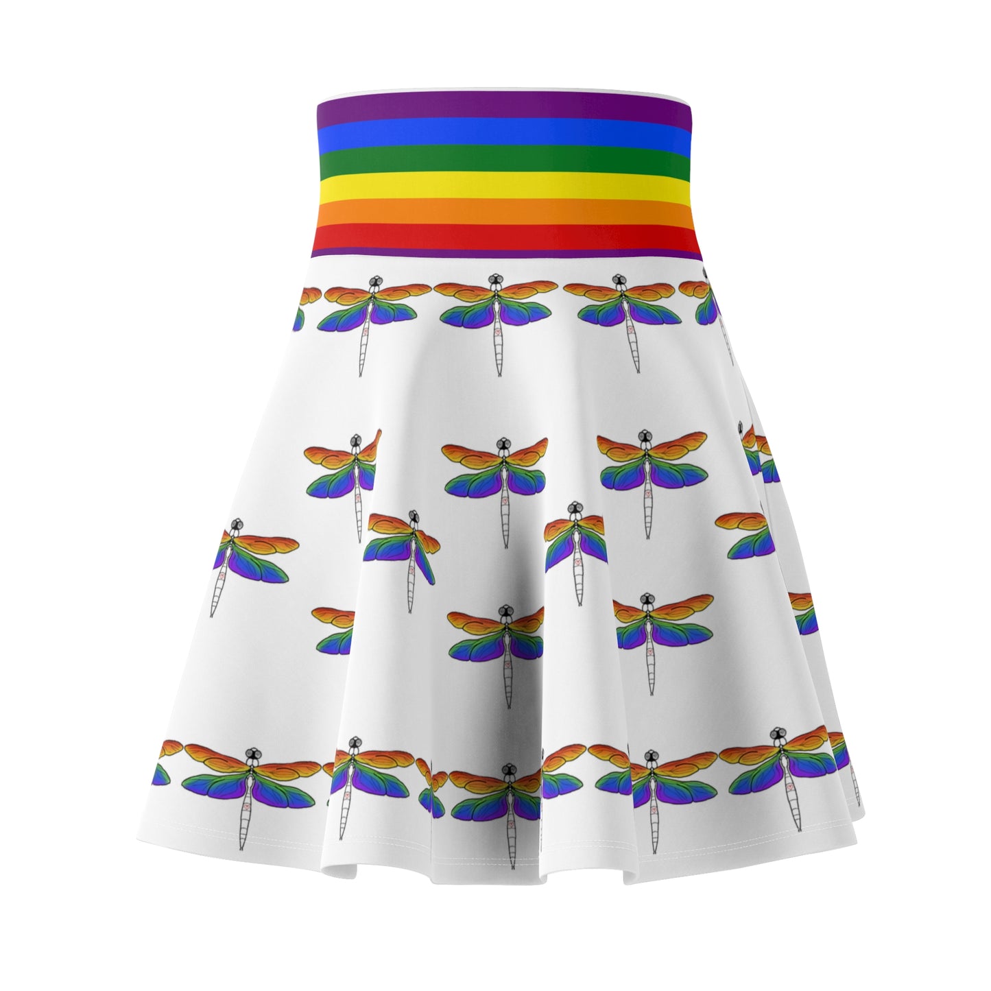 Rainbow Pride | Dragonflies | Skater Skirt