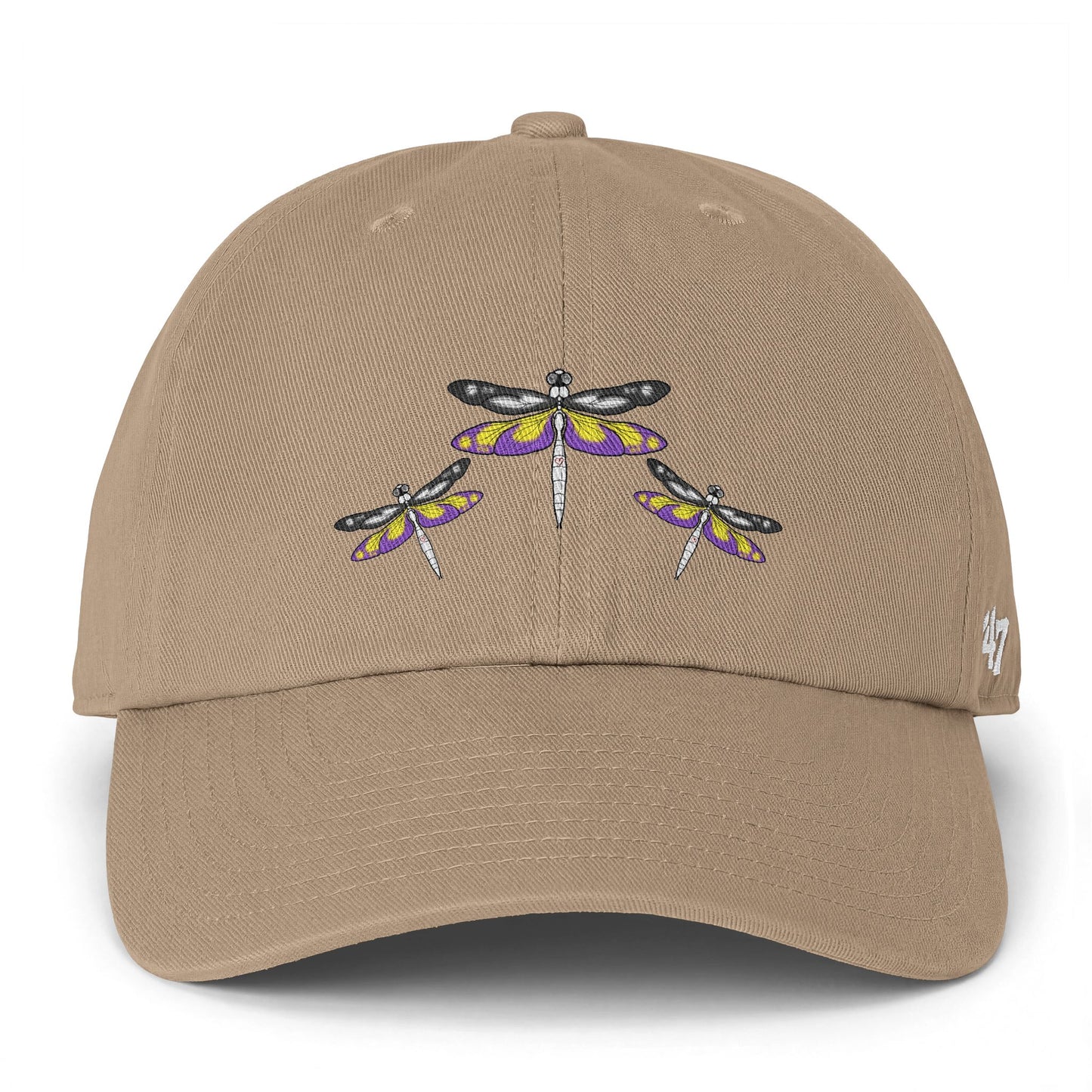 Dragonflies | Non Binary Pride | Soft Ball Cap