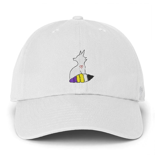 Fox | Non Binary Pride | Soft Ball Cap