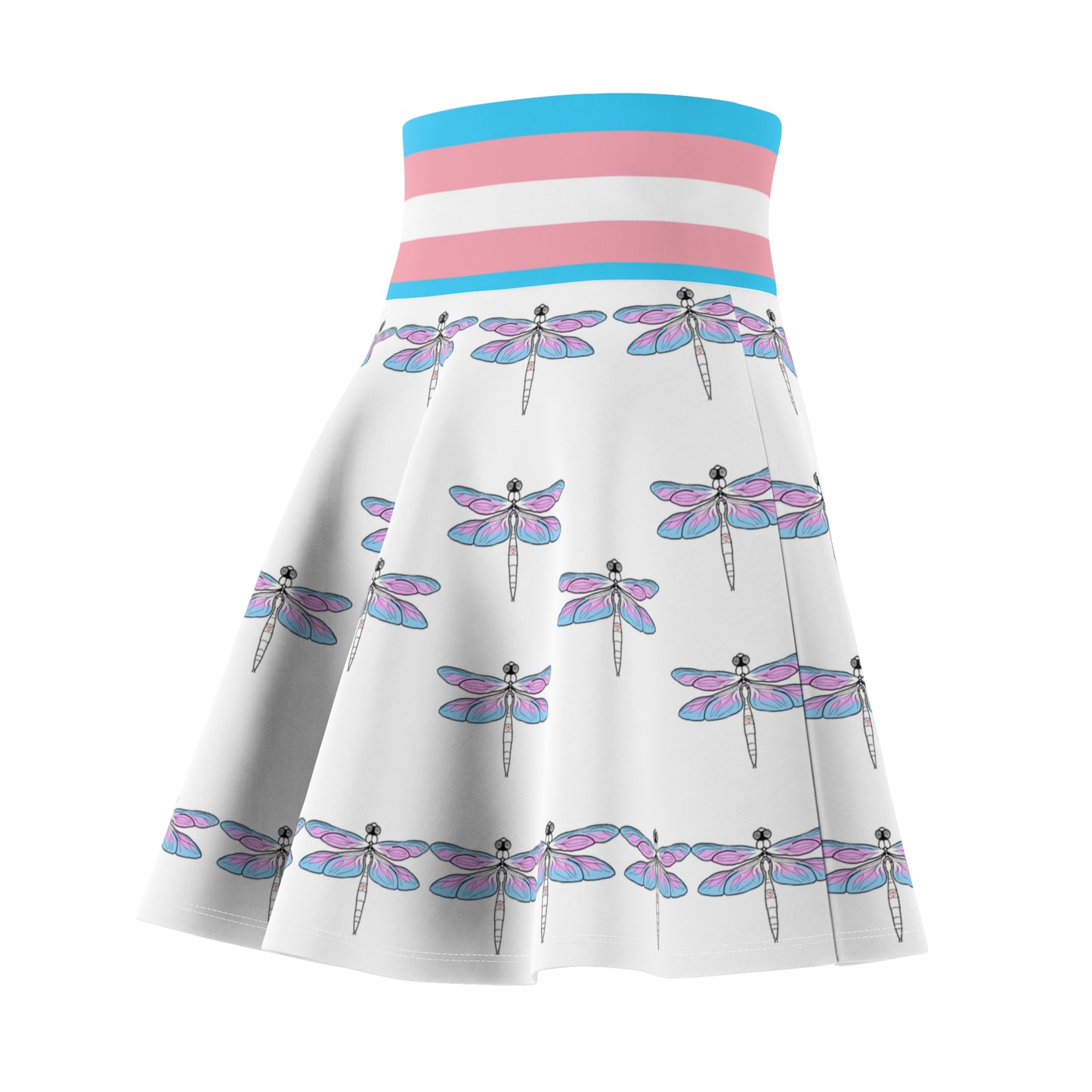 Trans Pride | Dragonflies | Skater Skirt