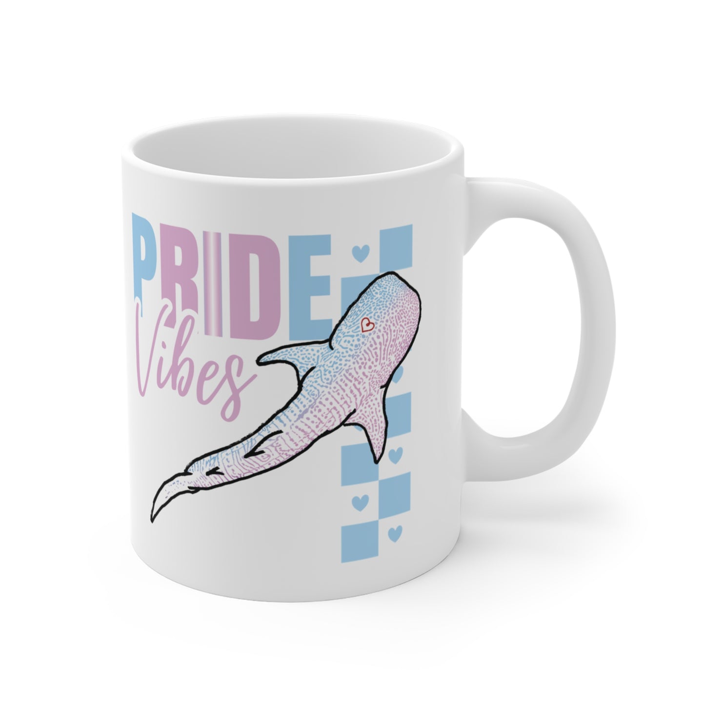 Whaleshark Pride Vibes | 11 oz. Coffee Mug | Trans Pride