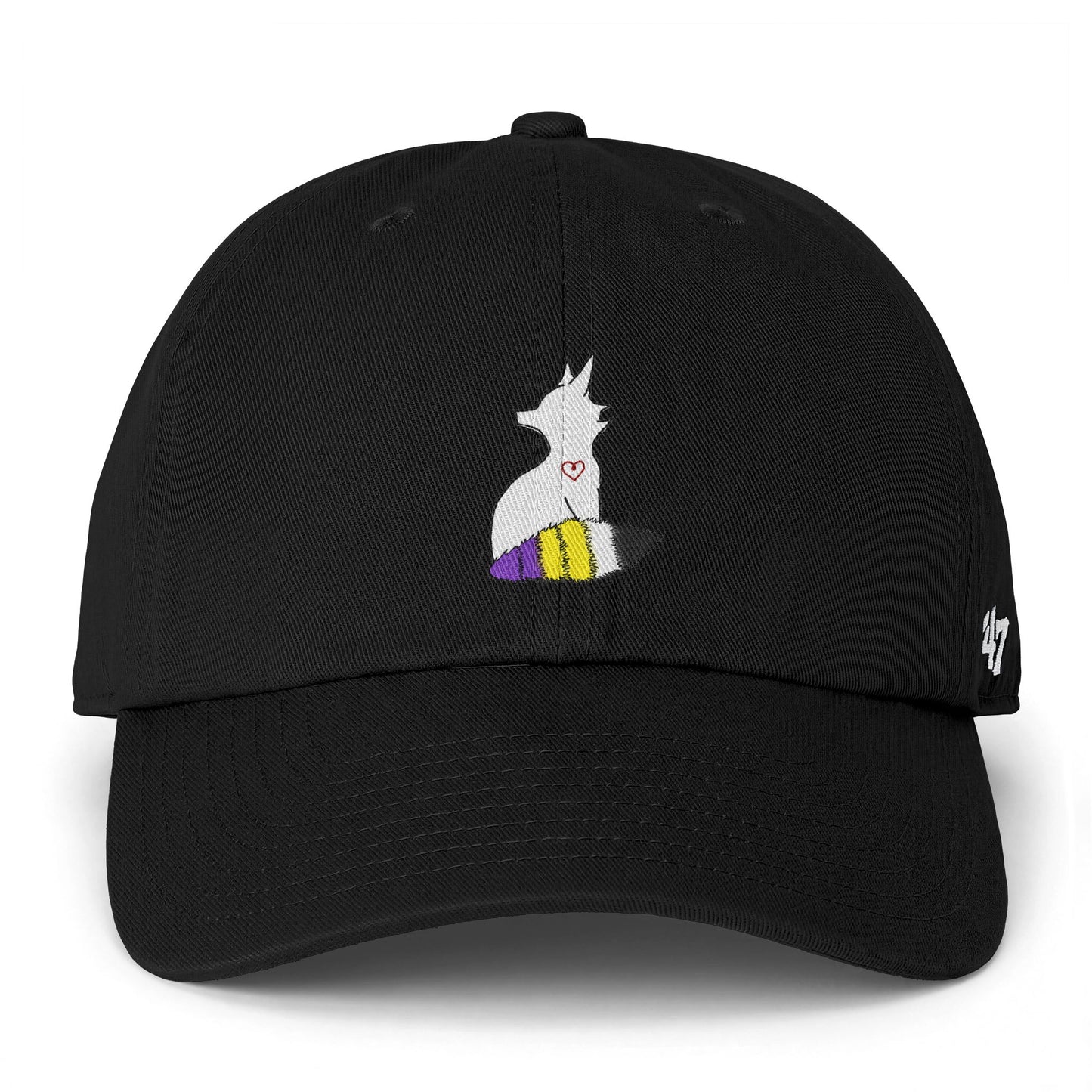 Fox | Non Binary Pride | Soft Ball Cap