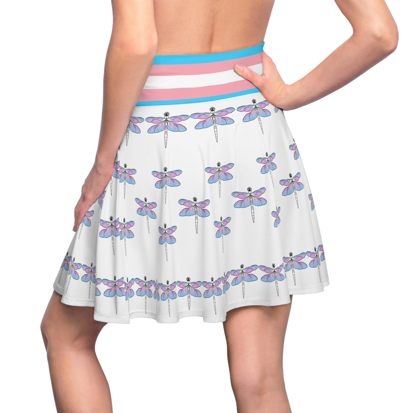 Trans Pride | Dragonflies | Skater Skirt