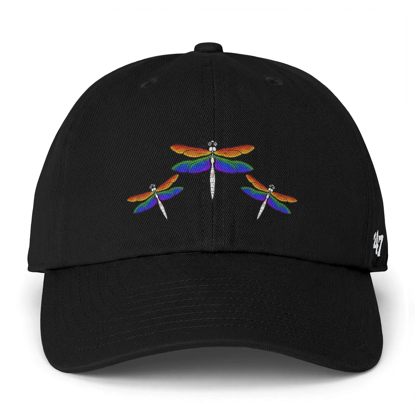 Dragonflies | Rainbow Pride | Soft Ball Cap