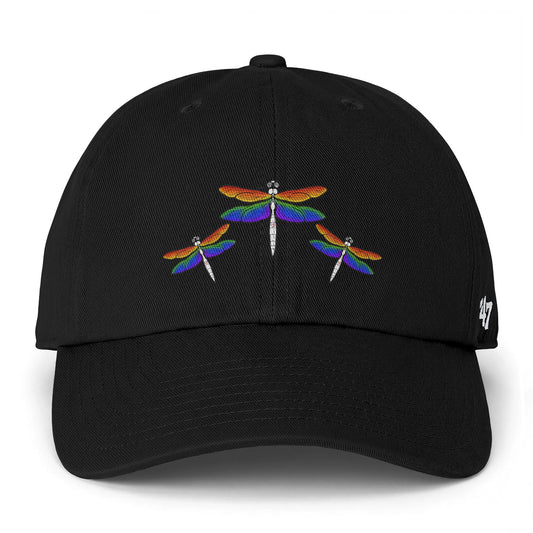 Dragonflies | Rainbow Pride | Soft Ball Cap