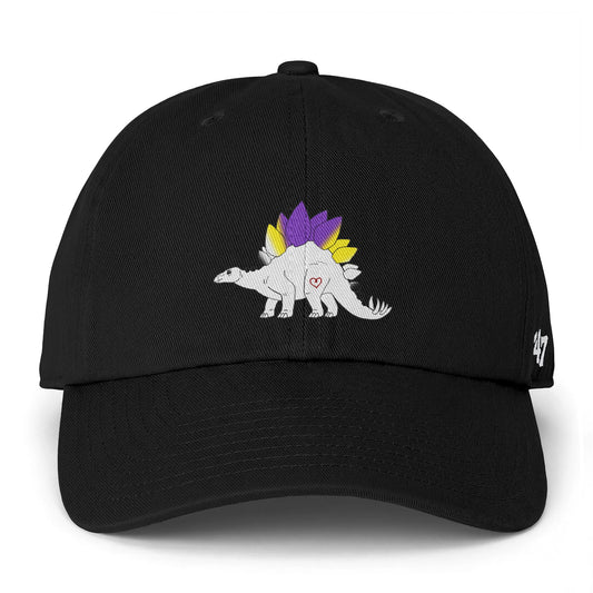 Stegosaurus | Non Binary Pride | Soft Ball Cap