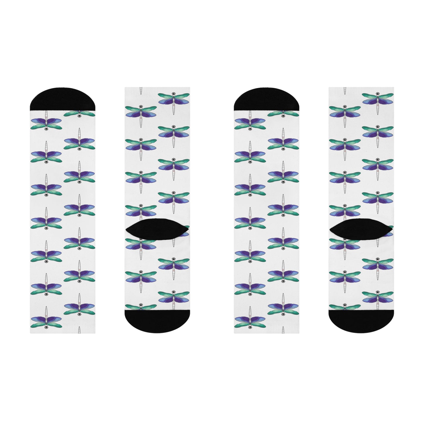 Dragonfly | Gay Pride | Cushioned Crew Socks