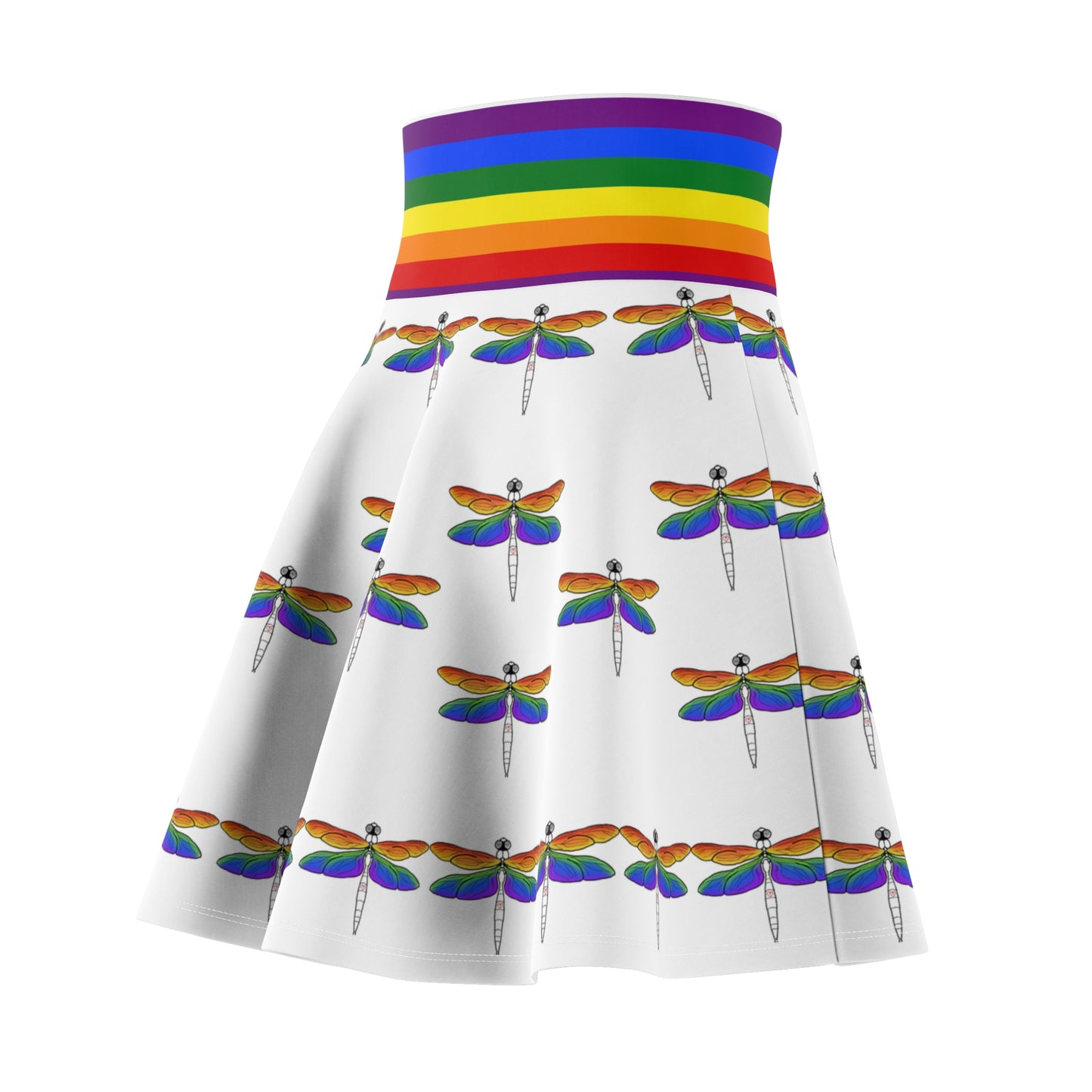 Rainbow Pride | Dragonflies | Skater Skirt