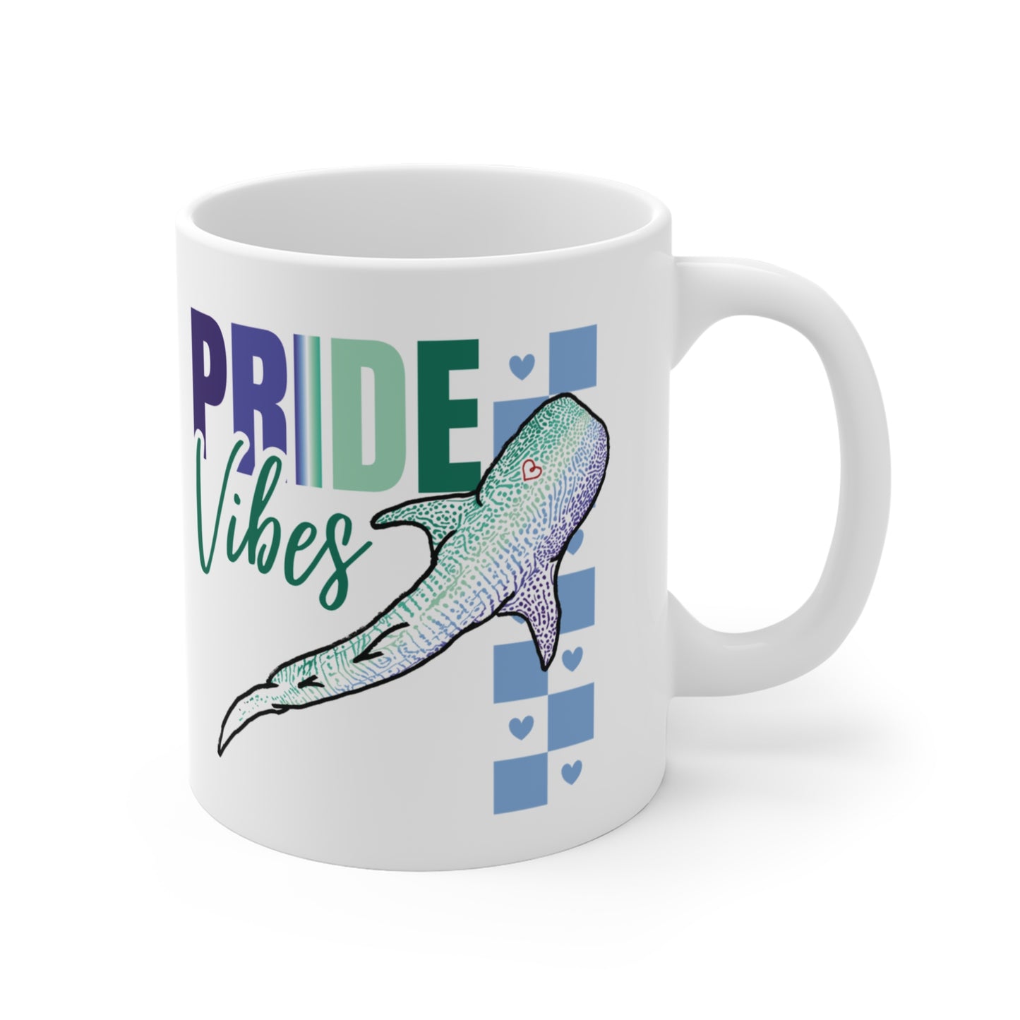 Whaleshark Pride Vibes | 11 oz. Coffee Mug | Gay Pride