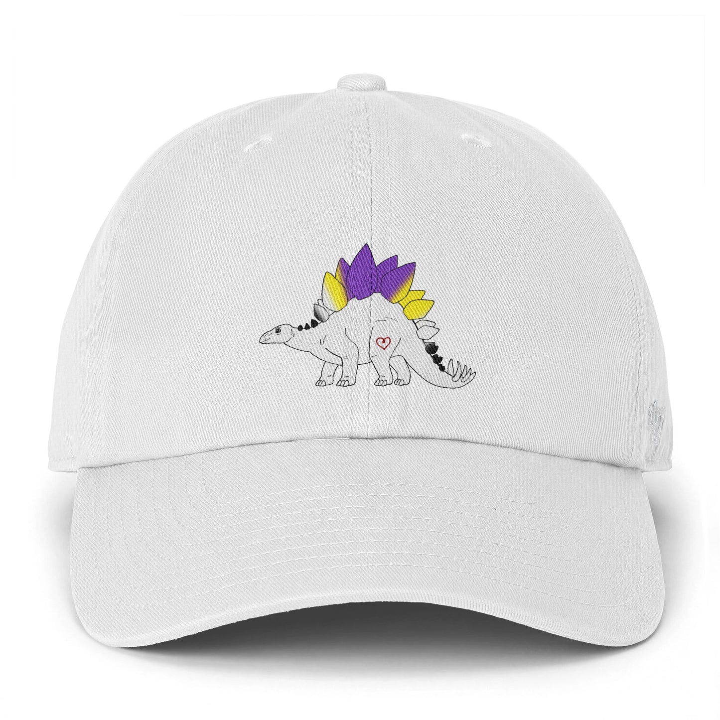 Stegosaurus | Non Binary Pride | Soft Ball Cap