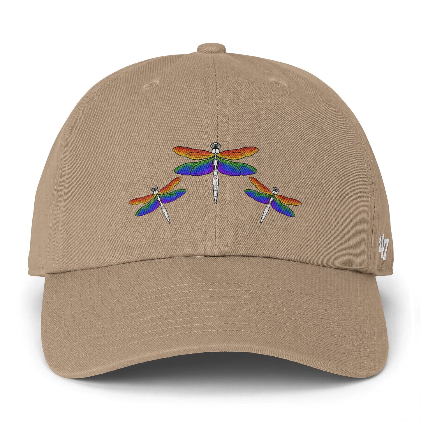 Dragonflies | Rainbow Pride | Soft Ball Cap