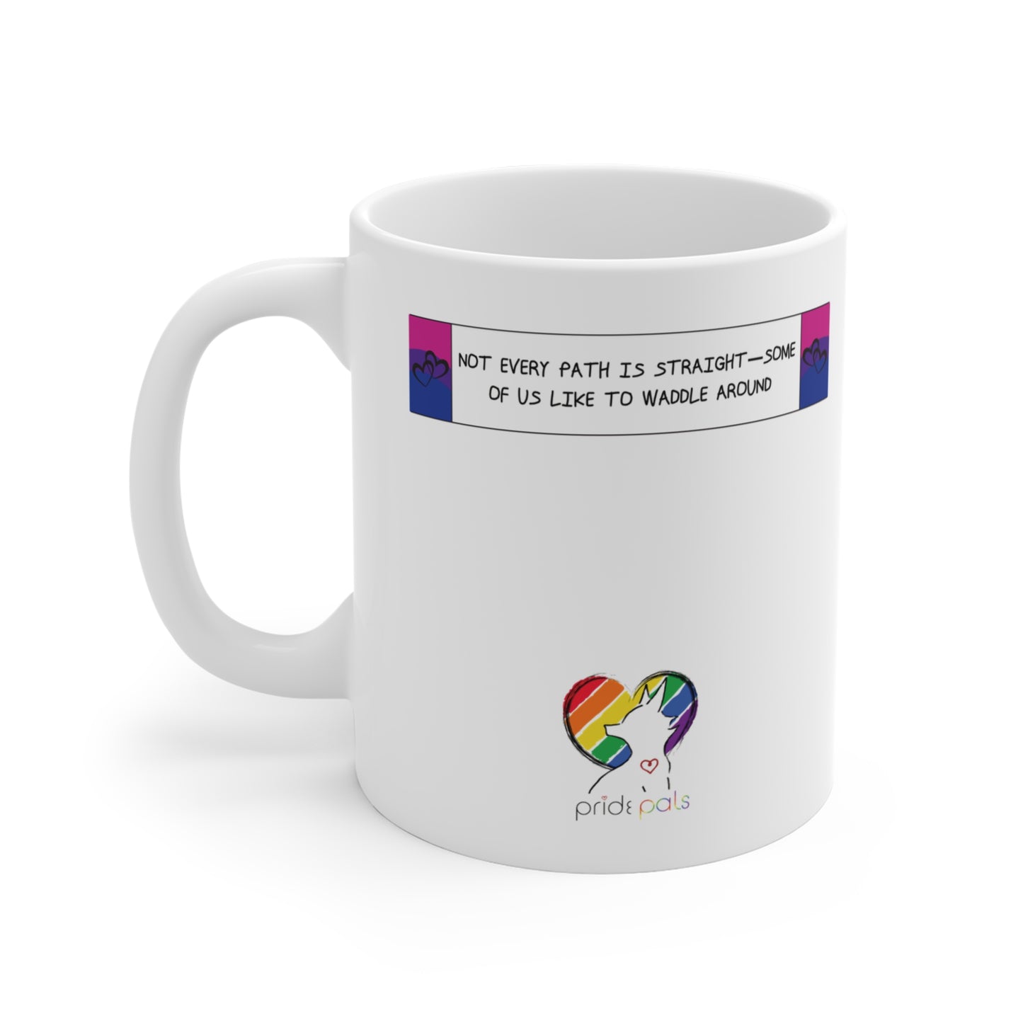 Penguin Pride Vibes | 11 oz. Coffee Mug | Bi Pride