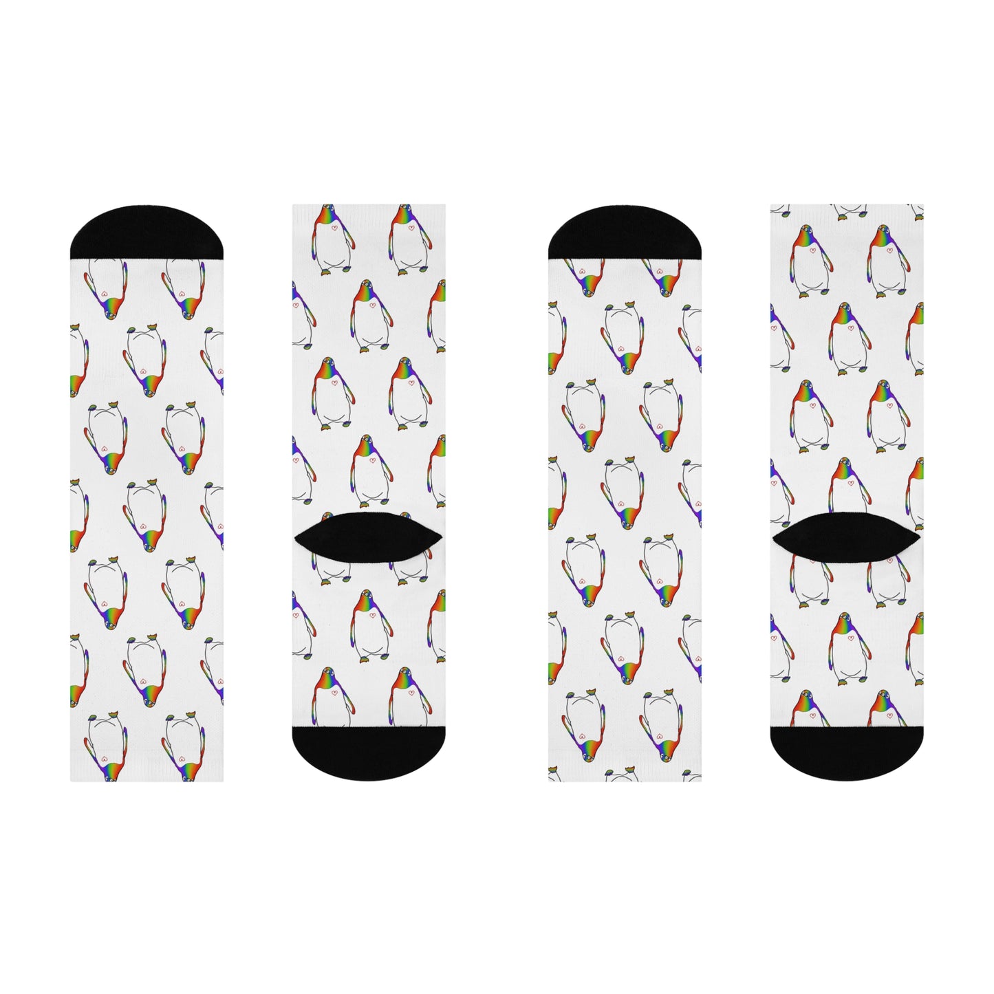 Penguin | Rainbow Pride | Cushioned Crew Socks