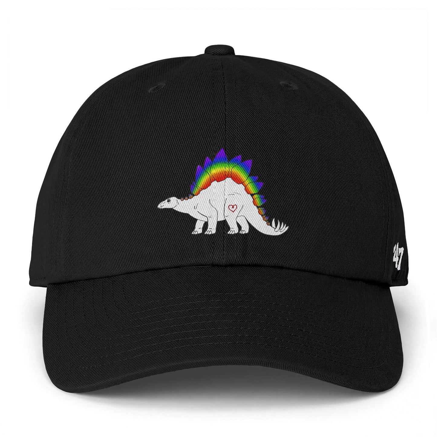 Stegosaurus | Rainbow Pride | Soft Ball Cap