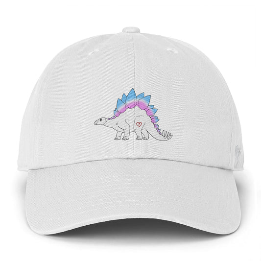 Stegosaurus | Trans Pride | Soft Ball Cap