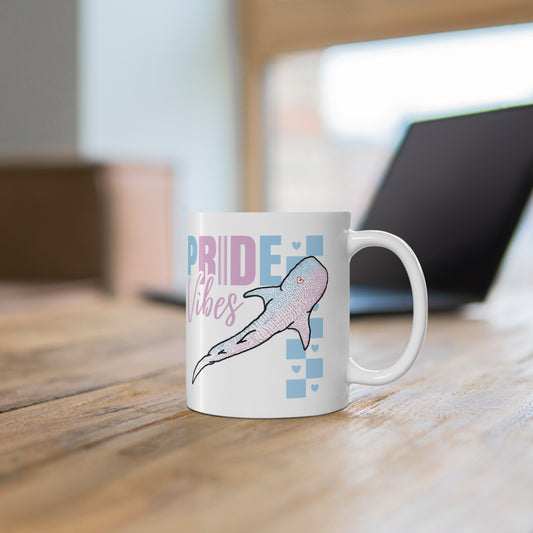 Whaleshark Pride Vibes | 11 oz. Coffee Mug | Trans Pride