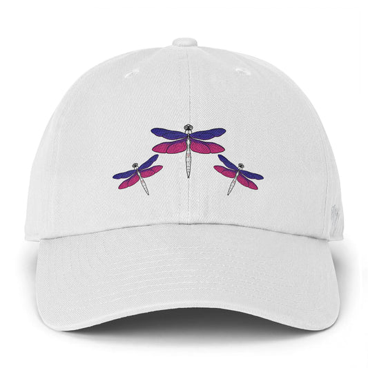 Dragonflies | Bi Pride | Soft Ball Cap