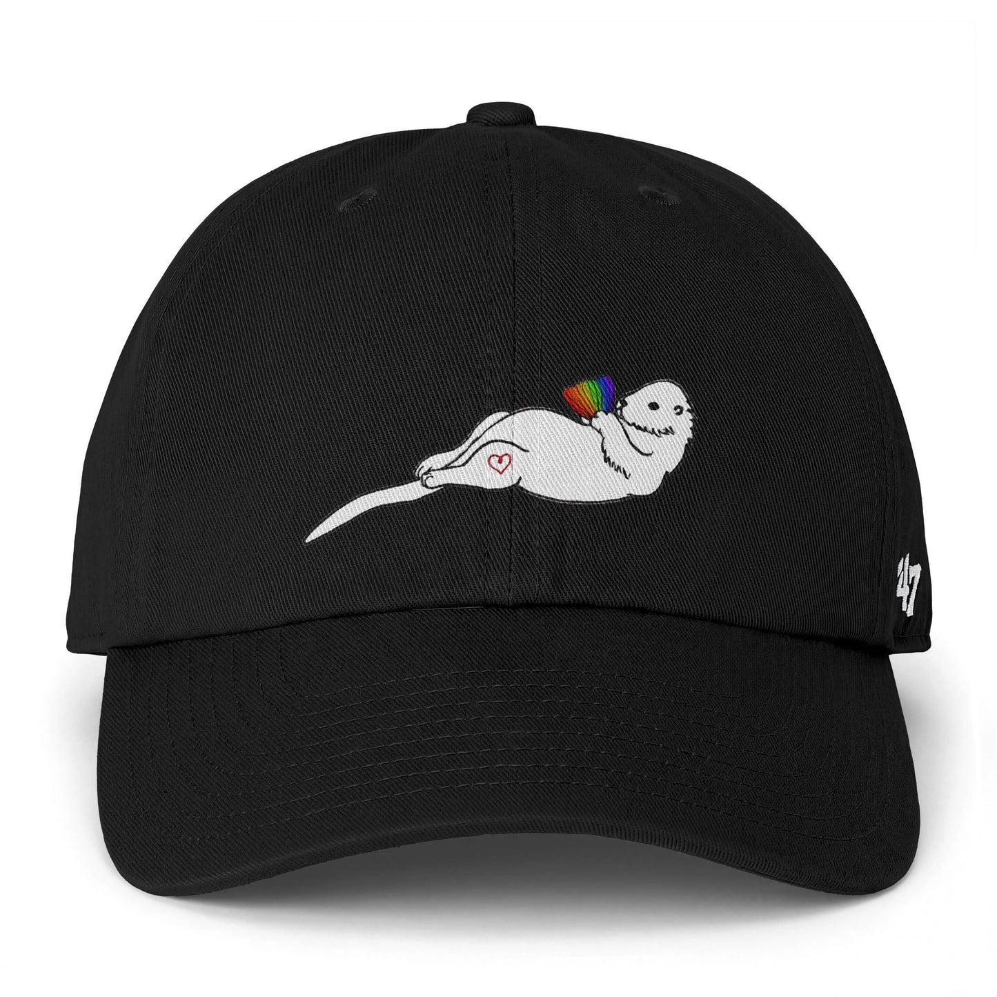 Otter | Rainbow Pride | Soft Ball Cap