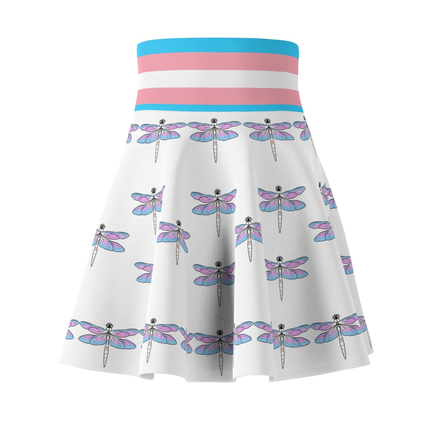 Trans Pride | Dragonflies | Skater Skirt