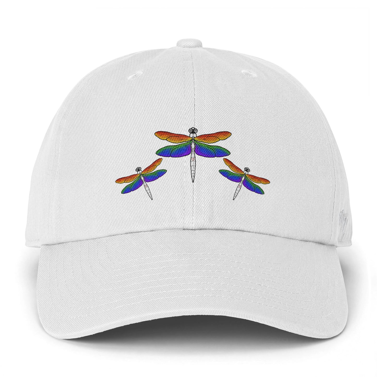 Dragonflies | Rainbow Pride | Soft Ball Cap