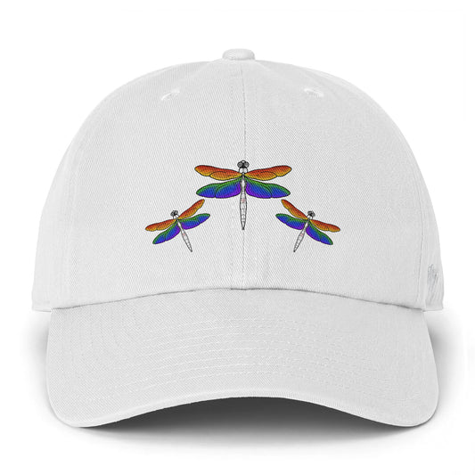 Dragonflies | Rainbow Pride | Soft Ball Cap
