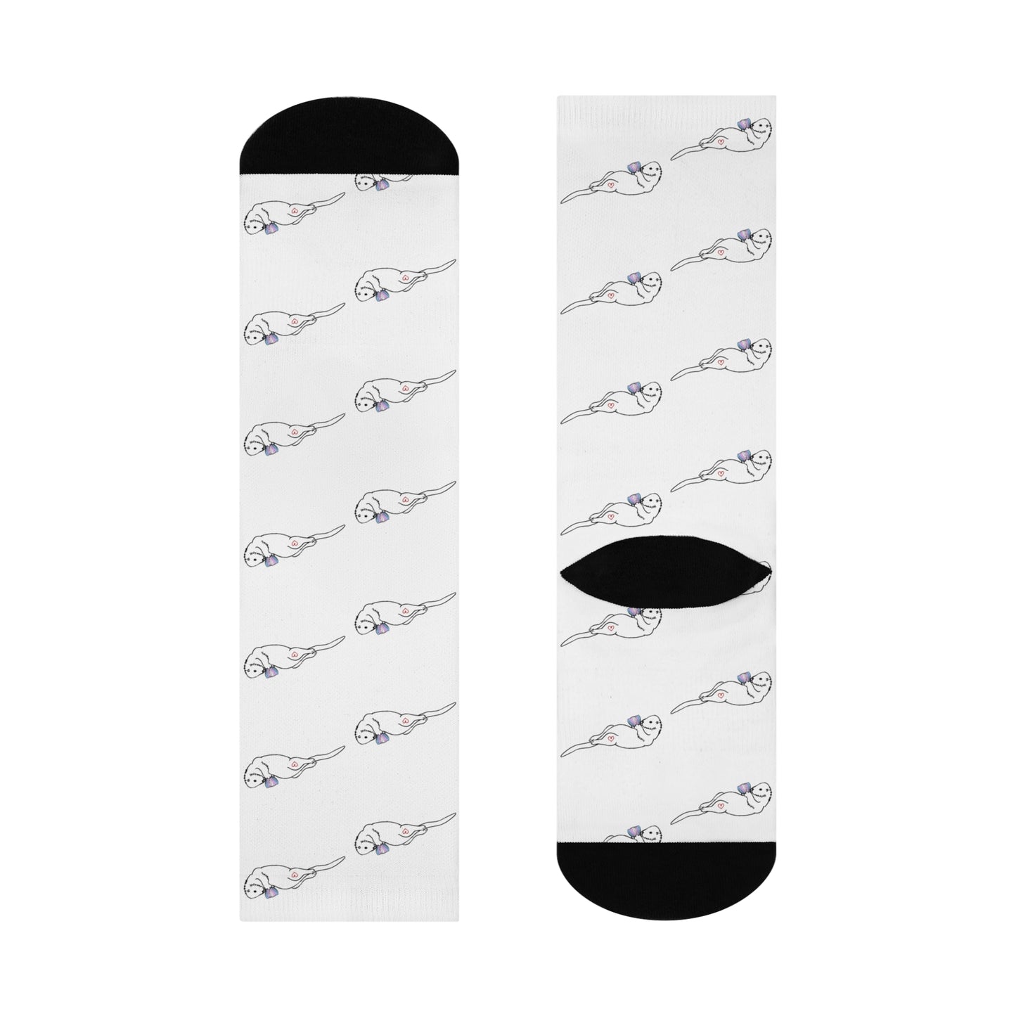 Otter | Trans Pride | Cushioned Crew Socks