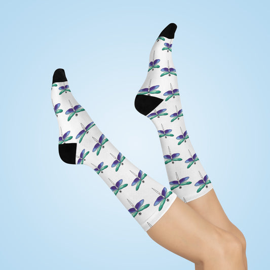 Dragonfly | Gay Pride | Cushioned Crew Socks