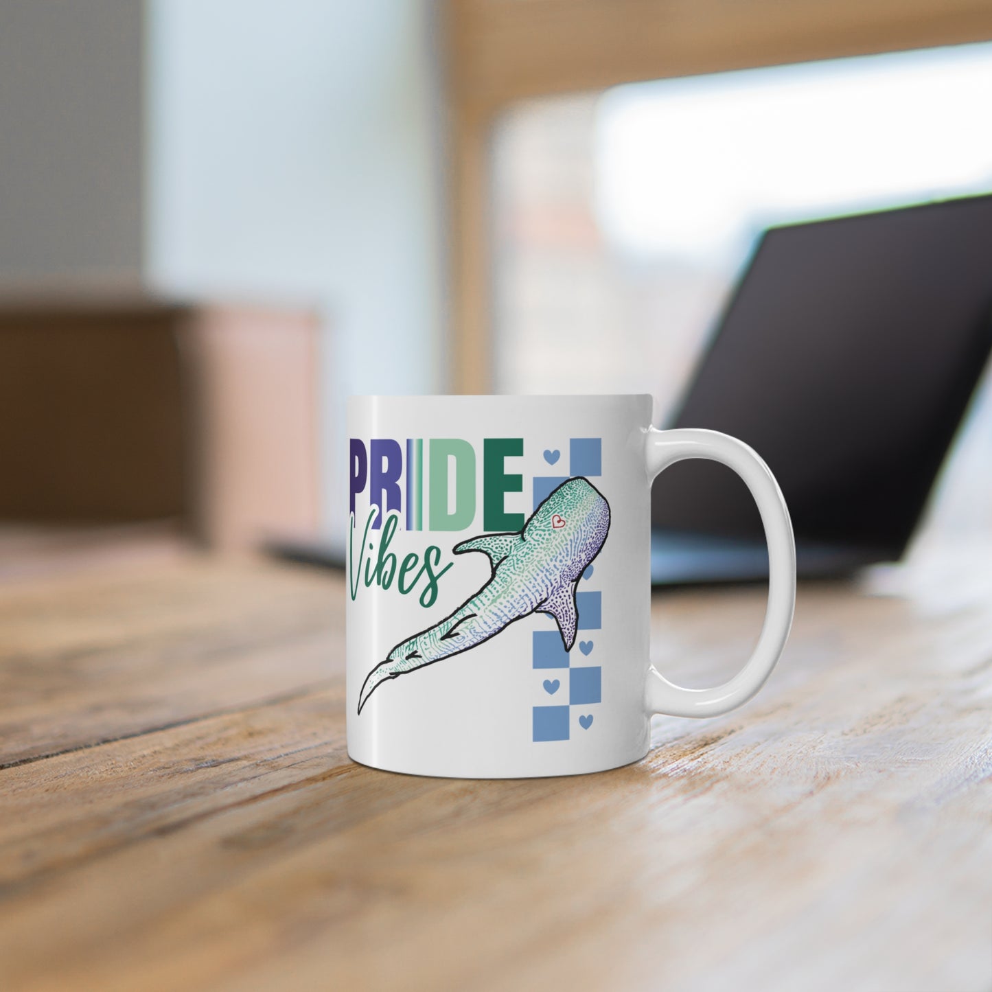 Whaleshark Pride Vibes | 11 oz. Coffee Mug | Gay Pride