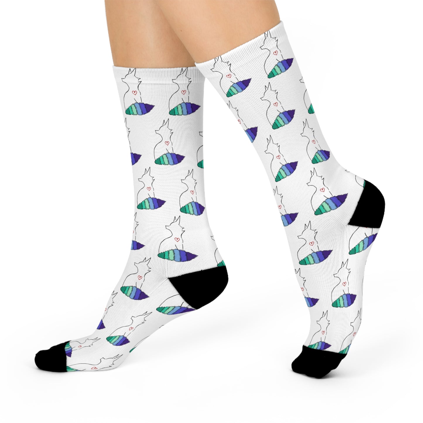 Fox | Gay Pride | Cushioned Crew Socks
