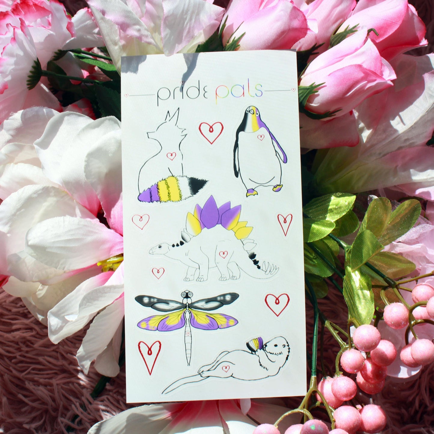 Non Binary Pride | 4"x7" Sticker Sheet