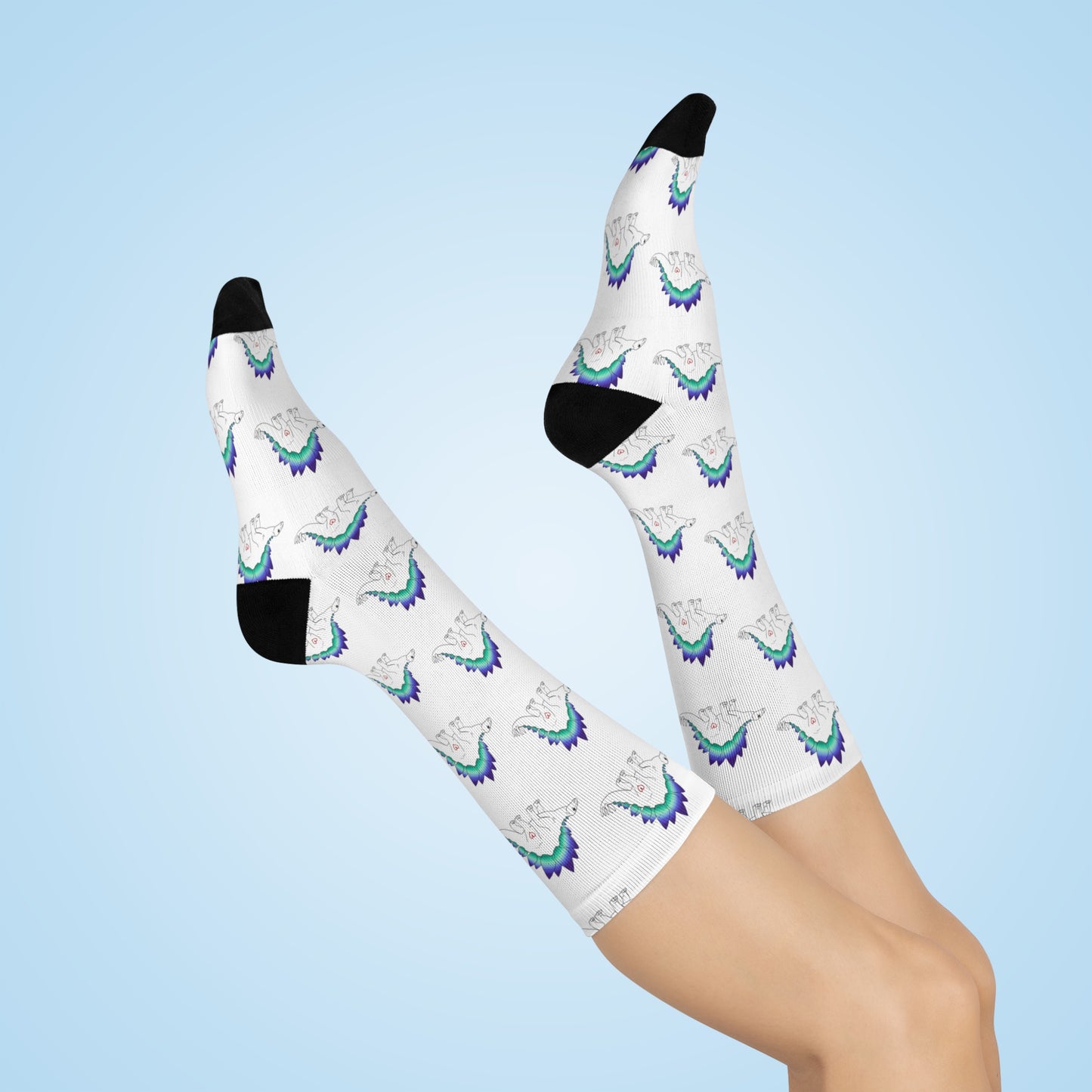 Stegosaurus | Gay Pride | Cushioned Crew Socks
