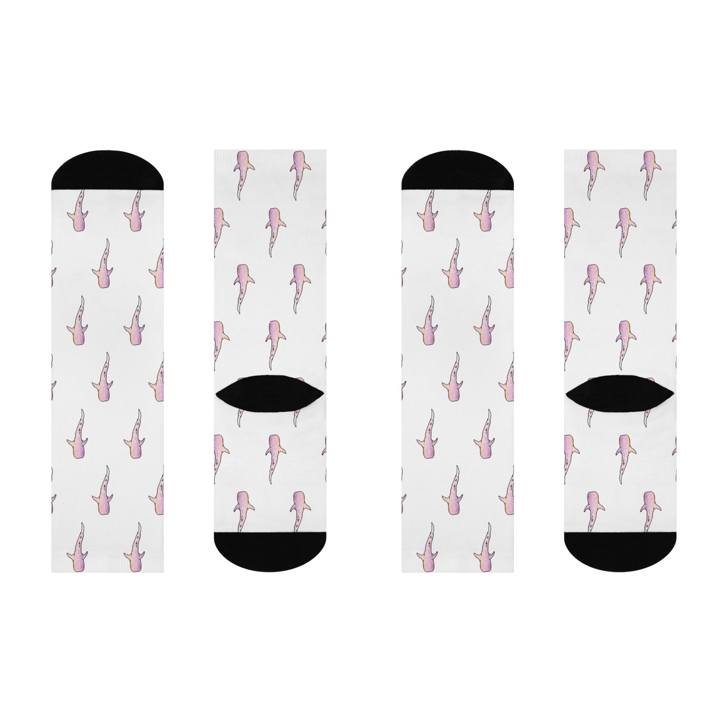 Whaleshark | Lesbian Pride | Cushioned Crew Socks