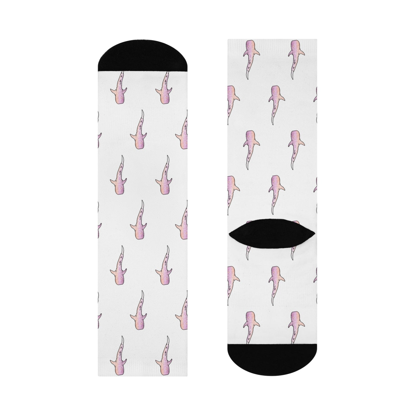 Whaleshark | Lesbian Pride | Cushioned Crew Socks