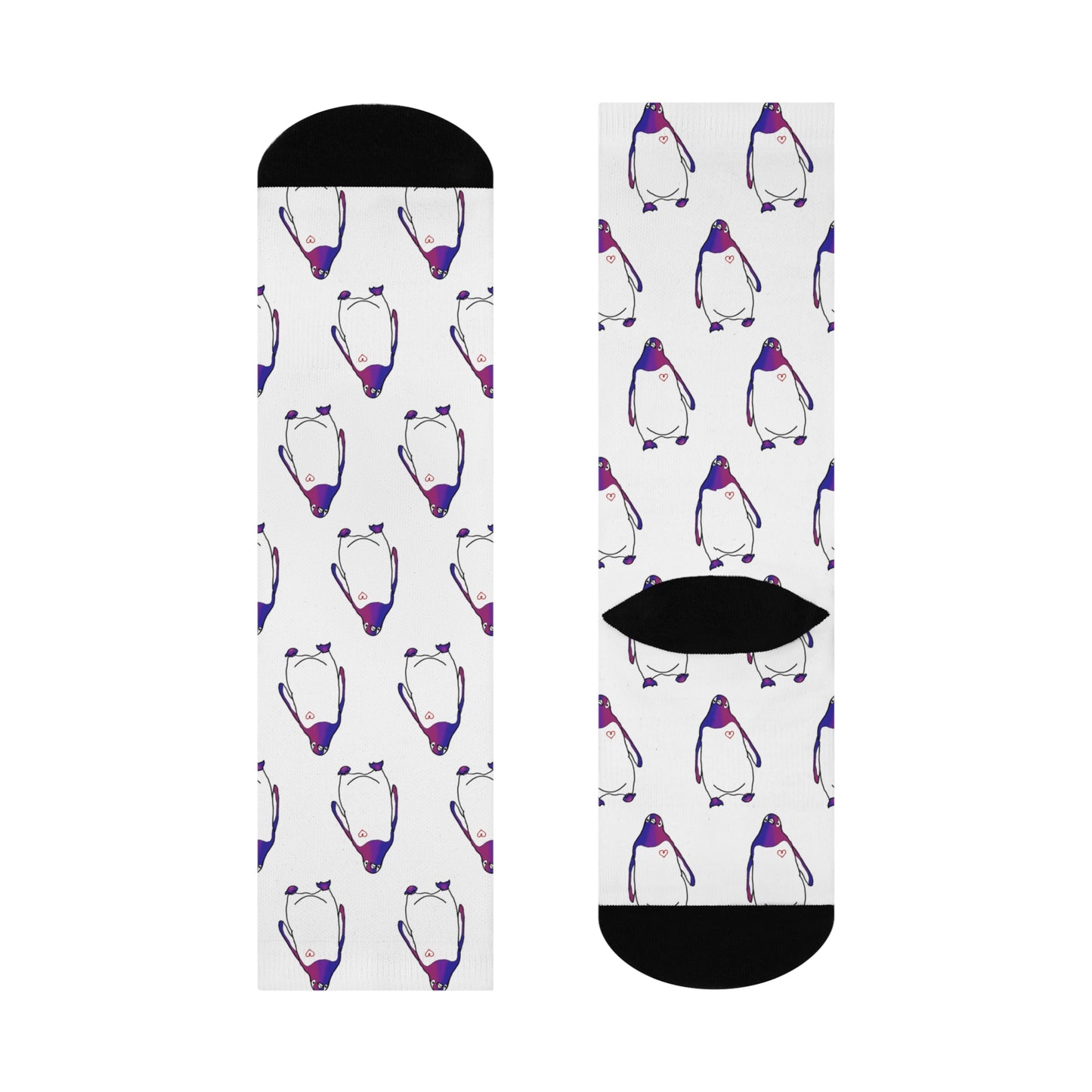 Penguin | Bi Pride | Cushioned Crew Socks